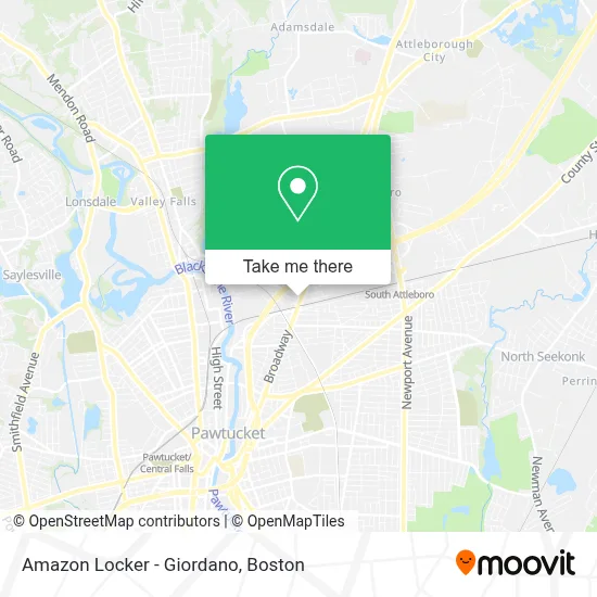 Amazon Locker - Giordano map