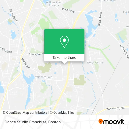 Dance Studio Franchise map