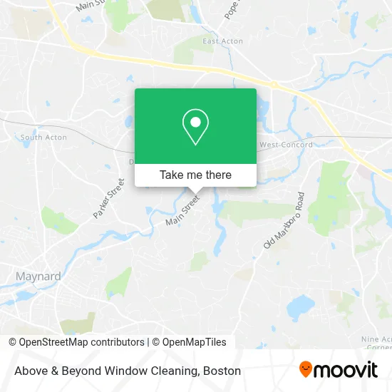 Above & Beyond Window Cleaning map