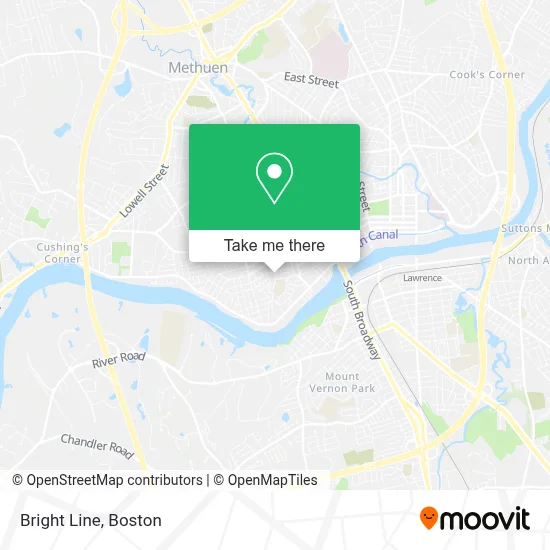 Bright Line map