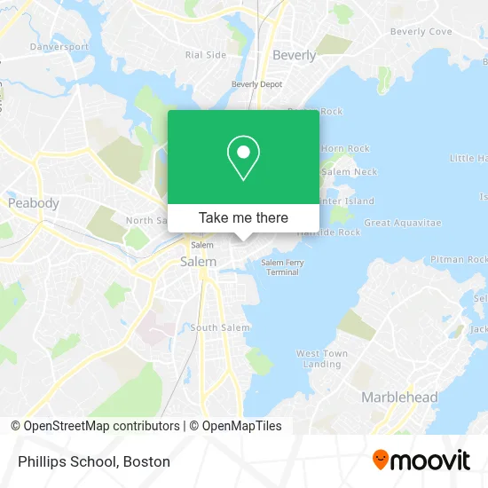 Phillips School map