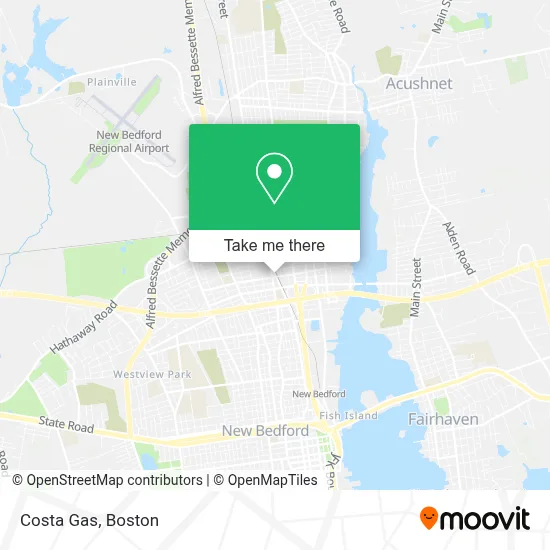 Costa Gas map