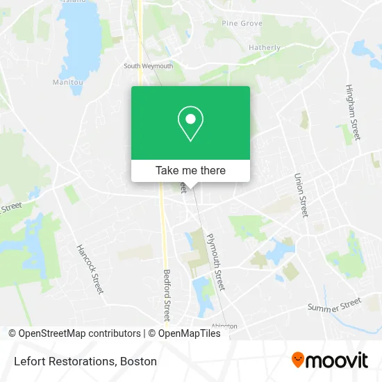 Lefort Restorations map