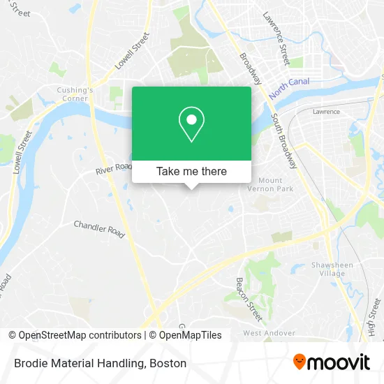 Brodie Material Handling map