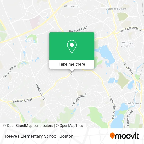 Reeves Elementary School map