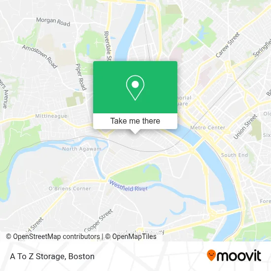A To Z Storage map