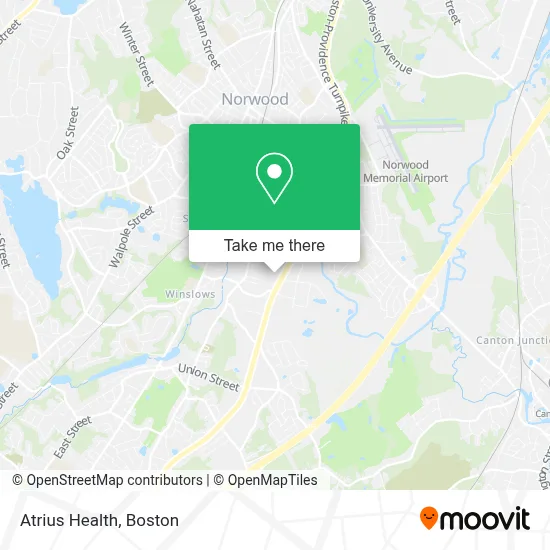 Atrius Health map