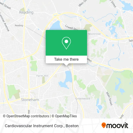 Cardiovascular Instrument Corp. map
