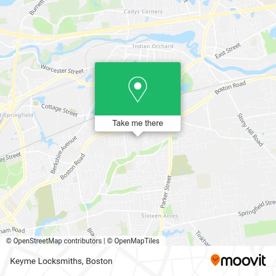 Keyme Locksmiths map