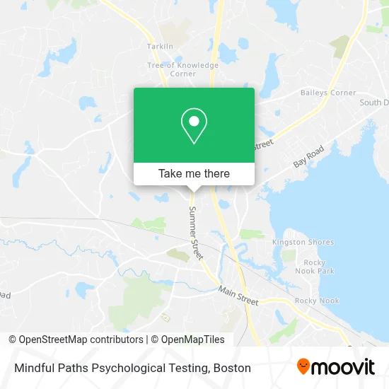 Mindful Paths Psychological Testing map