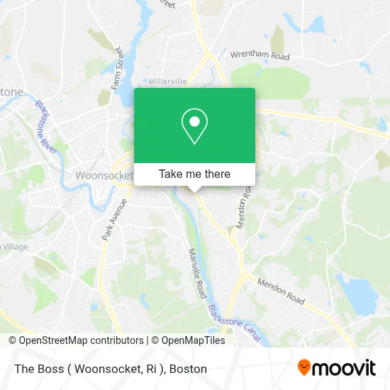 The Boss ( Woonsocket, Ri ) map