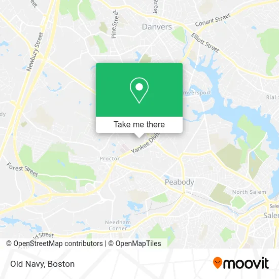 Old Navy map