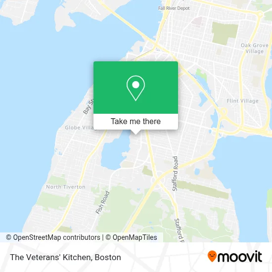 The Veterans' Kitchen map