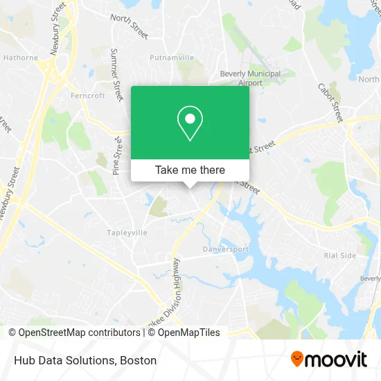 Hub Data Solutions map
