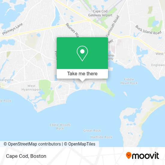 Cape Cod map