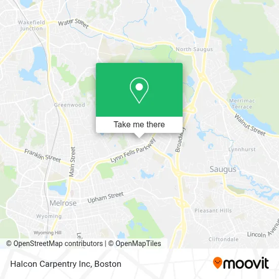 Halcon Carpentry Inc map