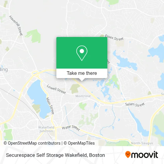 Securespace Self Storage Wakefield map