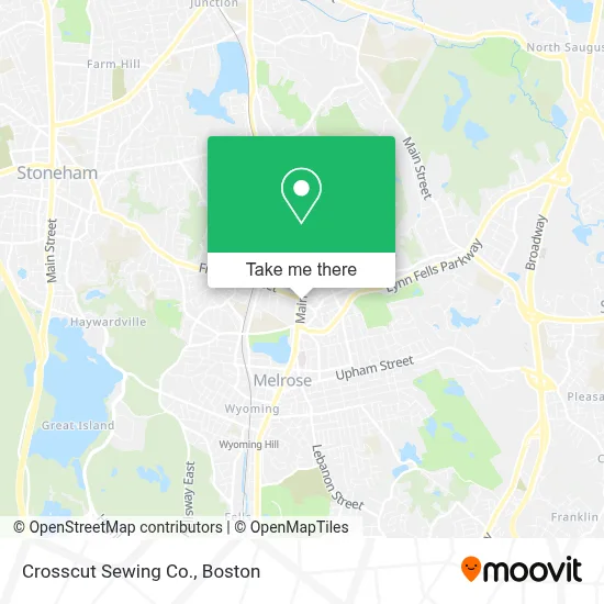 Crosscut Sewing Co. map