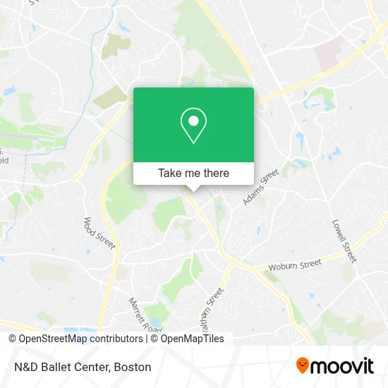 N&D Ballet Center map