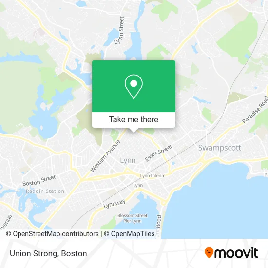 Union Strong map
