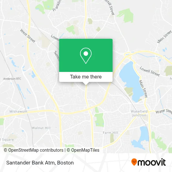 Santander Bank Atm map