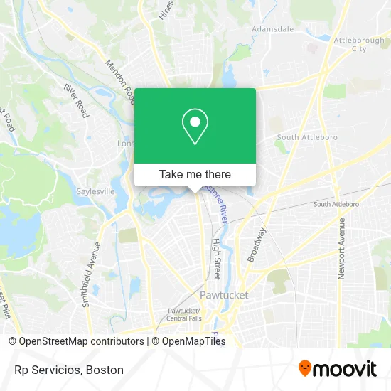 Rp Servicios map