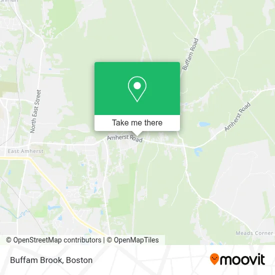Buffam Brook map