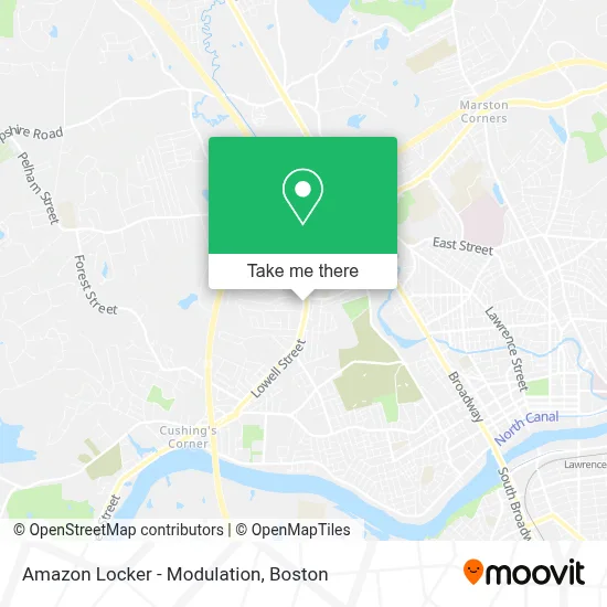 Amazon Locker - Modulation map