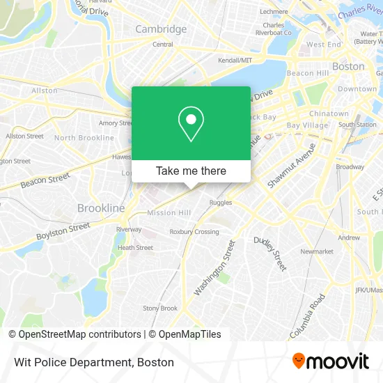 Wit Police Department map