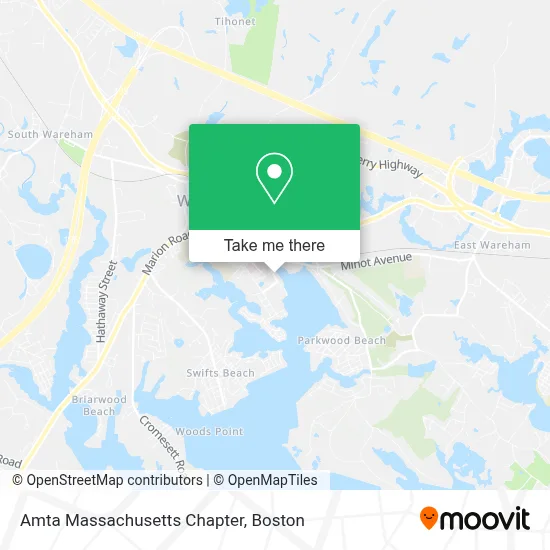 Amta Massachusetts Chapter map