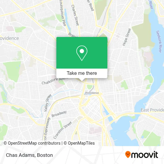 Chas Adams map