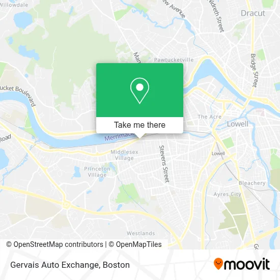 Gervais Auto Exchange map