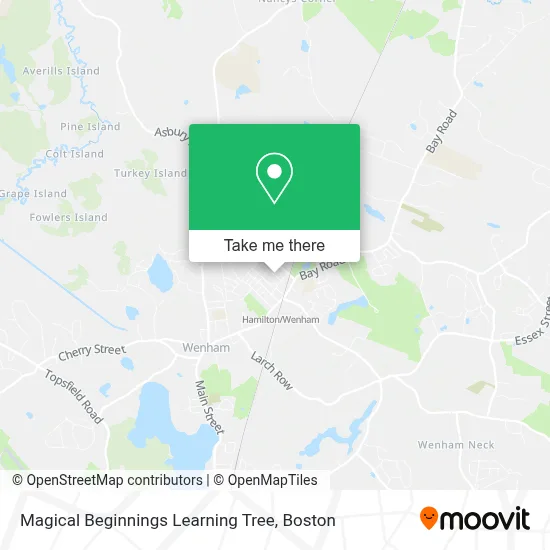 Magical Beginnings Learning Tree map