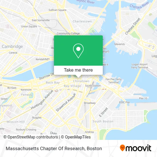 Massachusetts Chapter Of Research map