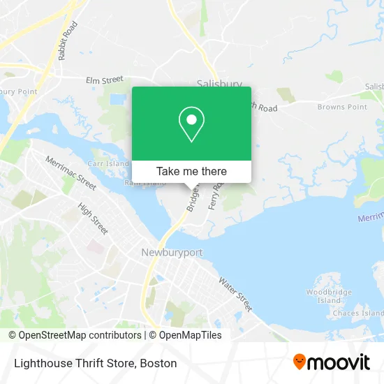 Lighthouse Thrift Store map