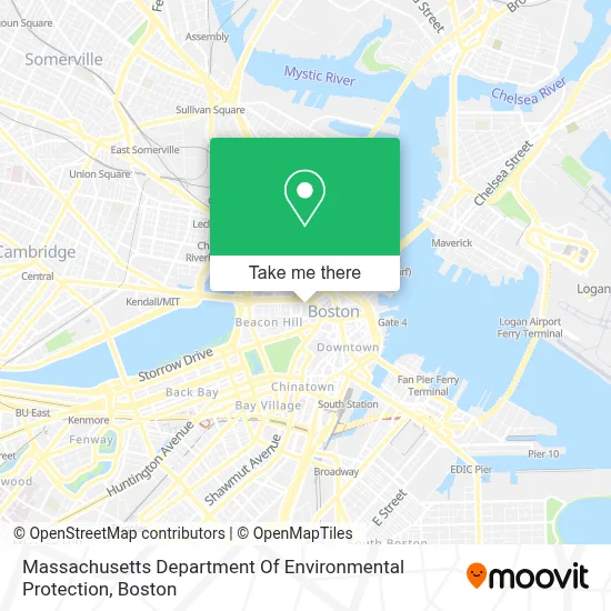 Massachusetts Department Of Environmental Protection map