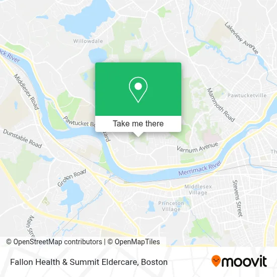 Fallon Health & Summit Eldercare map