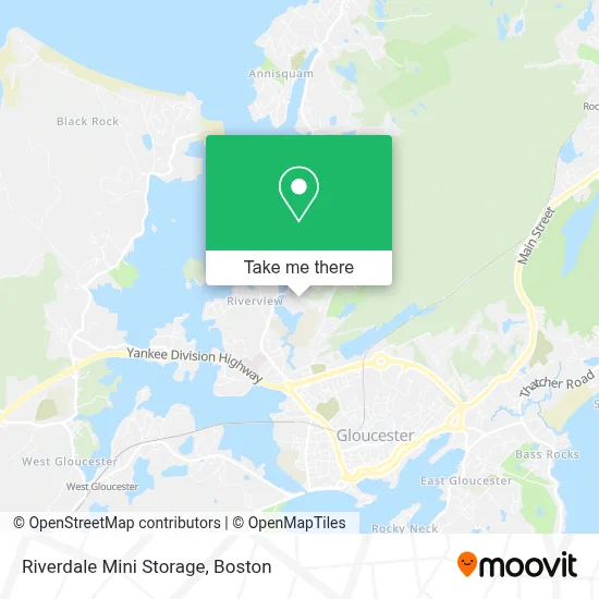 Riverdale Mini Storage map