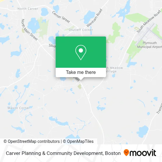 Carver Planning & Community Development map