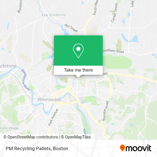 PM Recycling Pallets map
