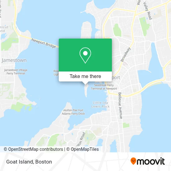 Goat Island map