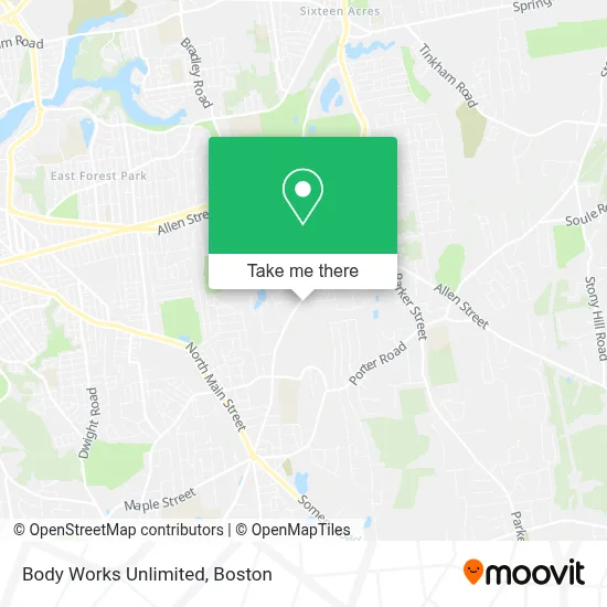 Body Works Unlimited map