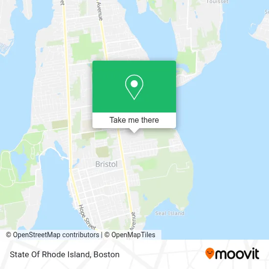 State Of Rhode Island map