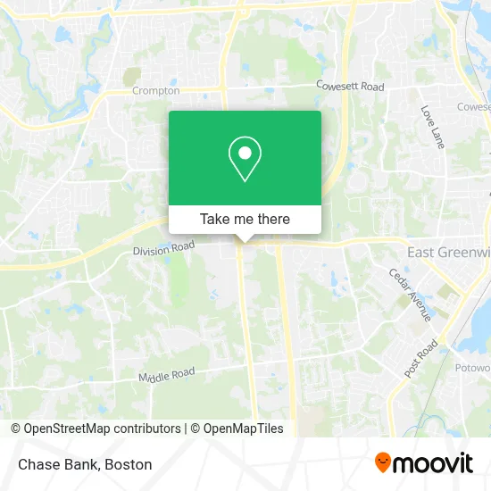 Chase Bank map