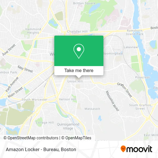 Amazon Locker - Bureau map