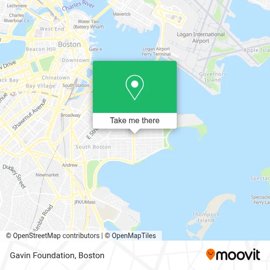 Gavin Foundation map