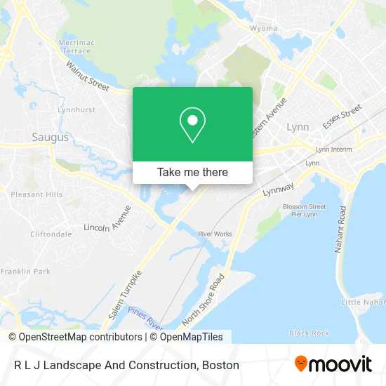 R L J Landscape And Construction map