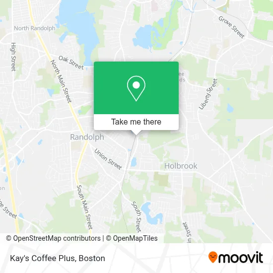 Kay's Coffee Plus map