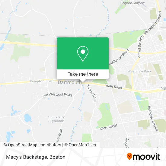 Macy's Backstage map
