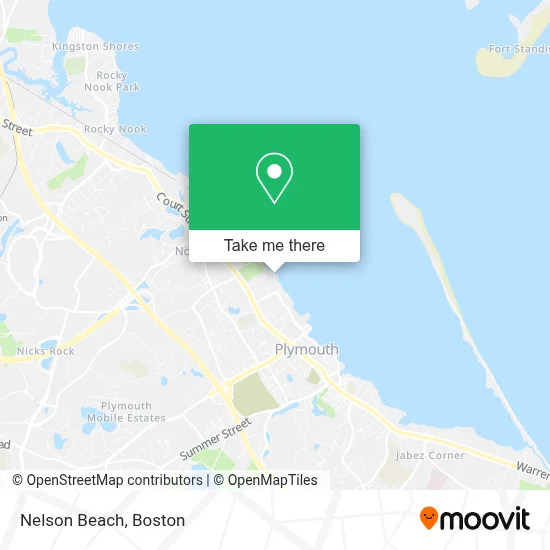 Nelson Beach map